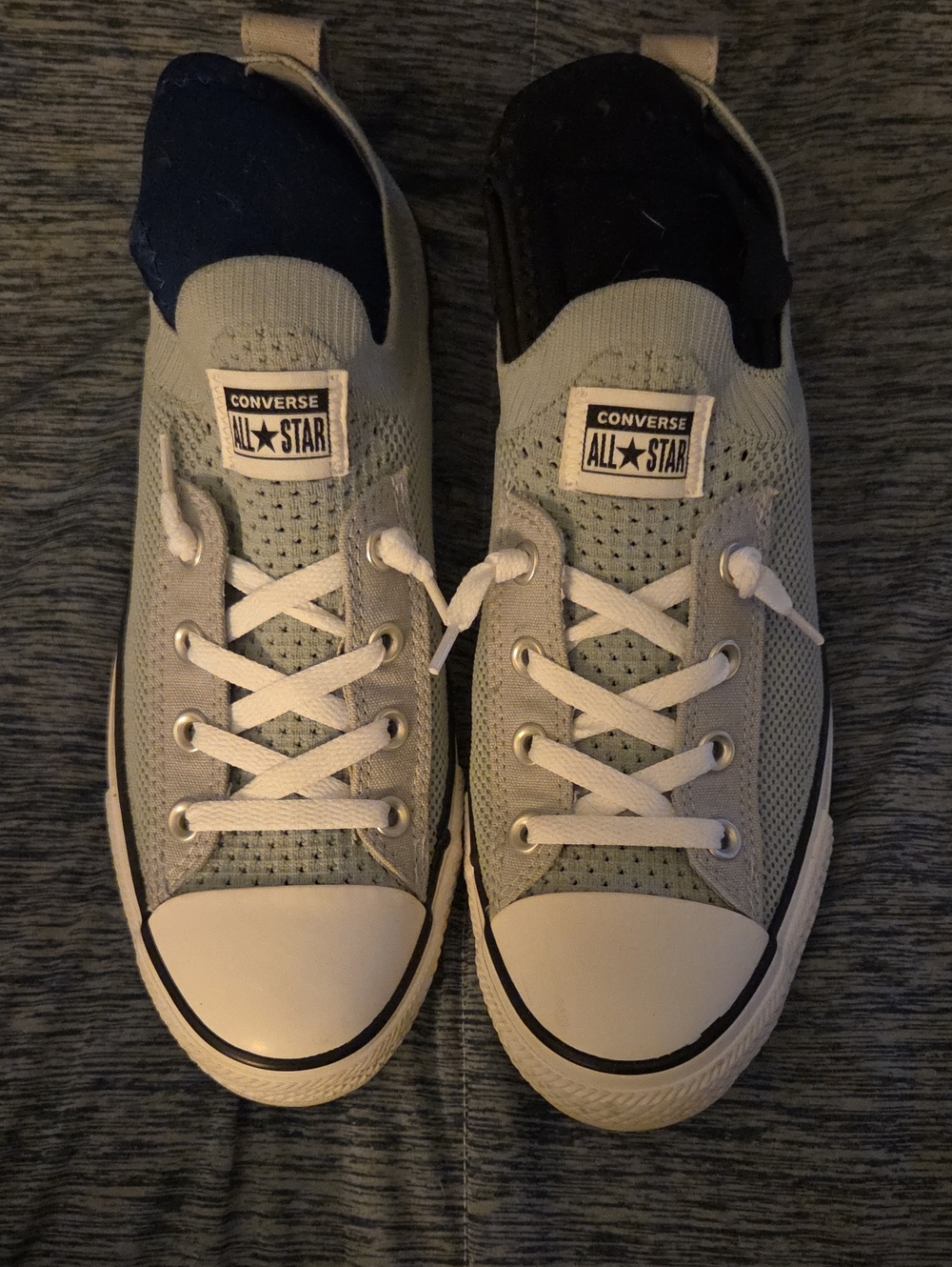 Converse Chuck Taylor All Star Shoreline Knit Slip-On Light Gray Women's 10